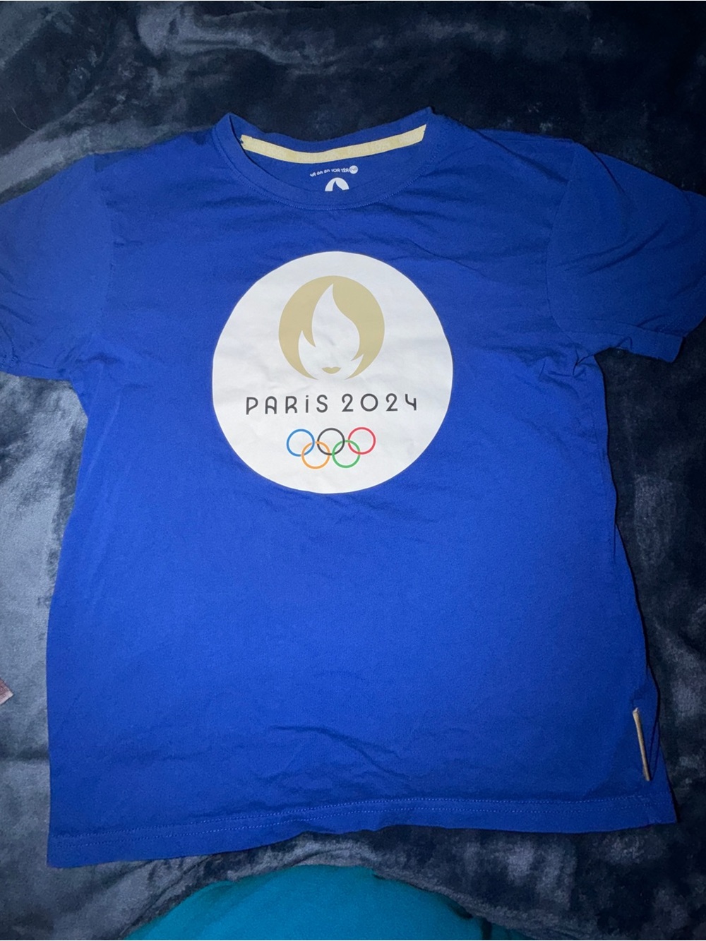 Paris 2024 Blue Graphic Tee - Kids